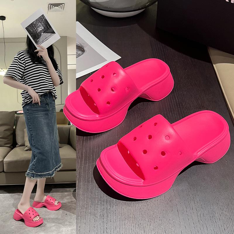 Trendy Women s Summer Height-Increasing Thick-Soled Slippers - 2023 Stylish & High-End Cool Design 35/36 
Trendy Women s Summer Height-Increasing Thick-Soled Slippers - 2023 Stylish & High-End Cool Design 35/36