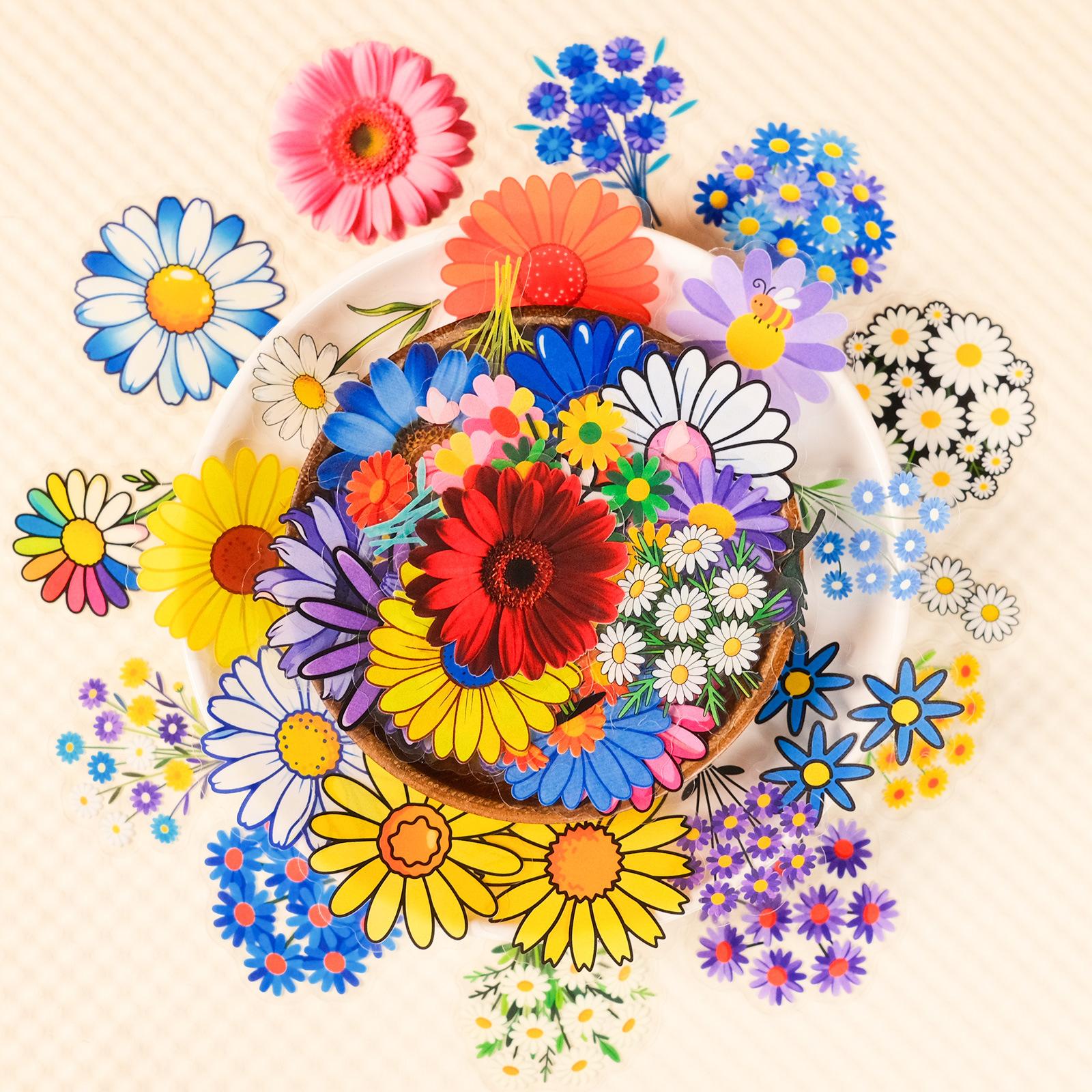 56 Colorful Daisy Transparent Pet Stickers High Value Literary And Artistic Style Hand Account Mobile Phone Case Decorative Stickers
56 Colorful Daisy Transparent Pet Stickers High Value Literary And Artistic Style Hand Account Mobile Phone Case Decorative Stickers