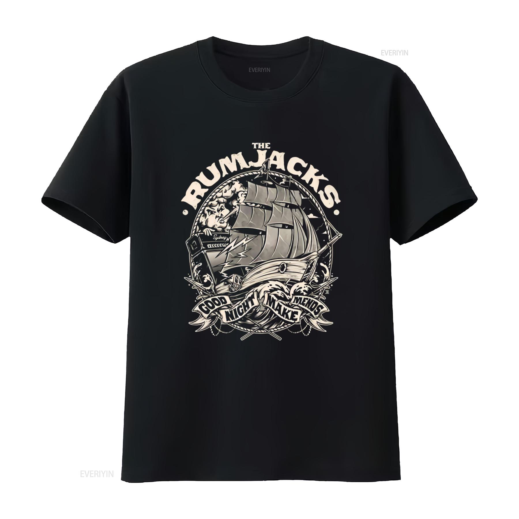 THE RUMJACKS Ship T Shirt Vintage Sailboat Design with Band Logo and Good Night Make Mends Motto Perfect for Rock vintage 4XL
THE RUMJACKS Ship T Shirt Vintage Sailboat Design with Band Logo and Good Night Make Mends Motto Perfect for Rock vintage 4XL