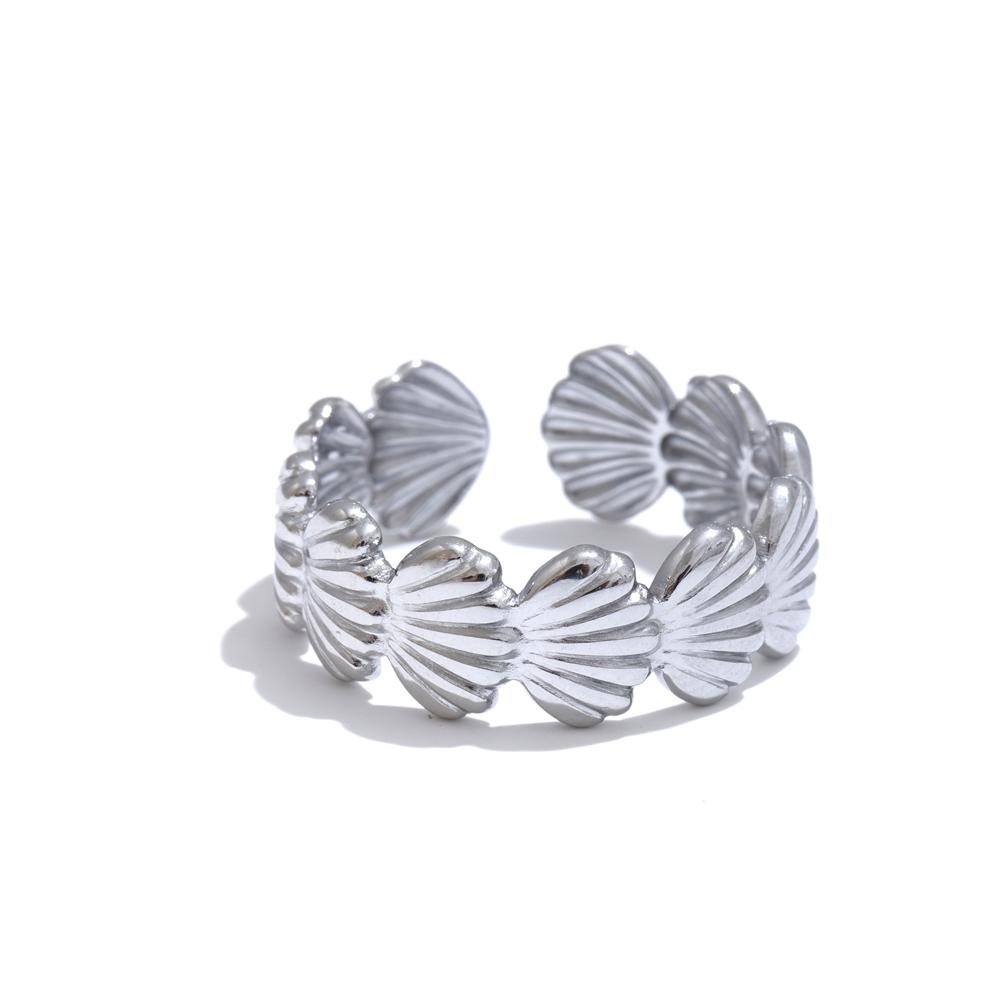 Yhpup Ocean Style Adjustable Metal Shell Open Ring High Quality Plated for Women 316L Stainless Steel Summer Trendy Jewelry Gift resizable
Yhpup Ocean Style Adjustable Metal Shell Open Ring High Quality Plated for Women 316L Stainless Steel Summer Trendy Jewelry Gift resizable