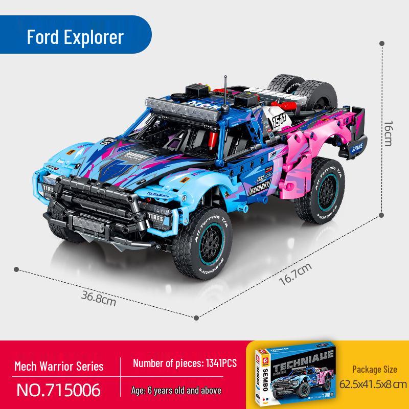 Senbao 715006 Cool Racing Off-Road Sports Car Model Kit - Educational Building Blocks for Boys
Senbao 715006 Cool Racing Off-Road Sports Car Model Kit - Educational Building Blocks for Boys