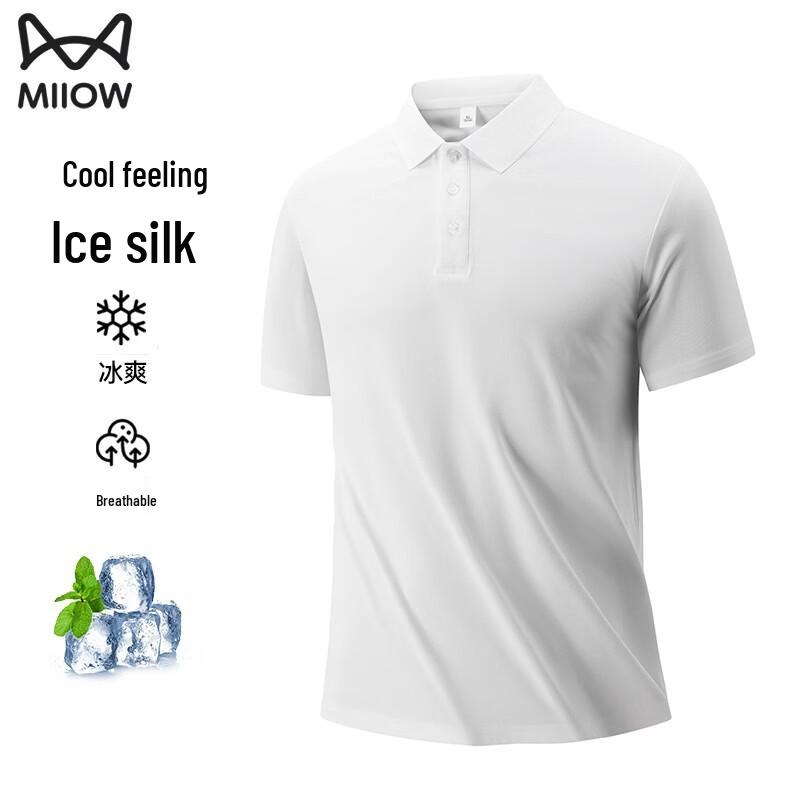 MiiOW Men s Ice Silk Cooling Polo Shirt M
MiiOW Men s Ice Silk Cooling Polo Shirt M
