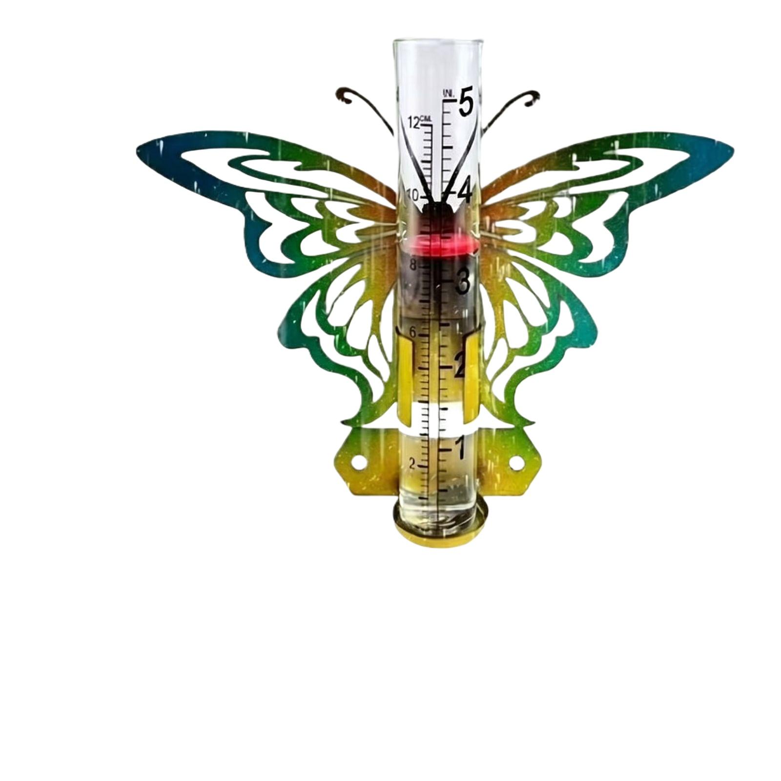 Outdoor Glass Rain Gauge with Decorative Insect Design Metal Frame for Accurate Rainfall Measurement Garden Weather Station One Size
Outdoor Glass Rain Gauge with Decorative Insect Design Metal Frame for Accurate Rainfall Measurement Garden Weather Station One Size