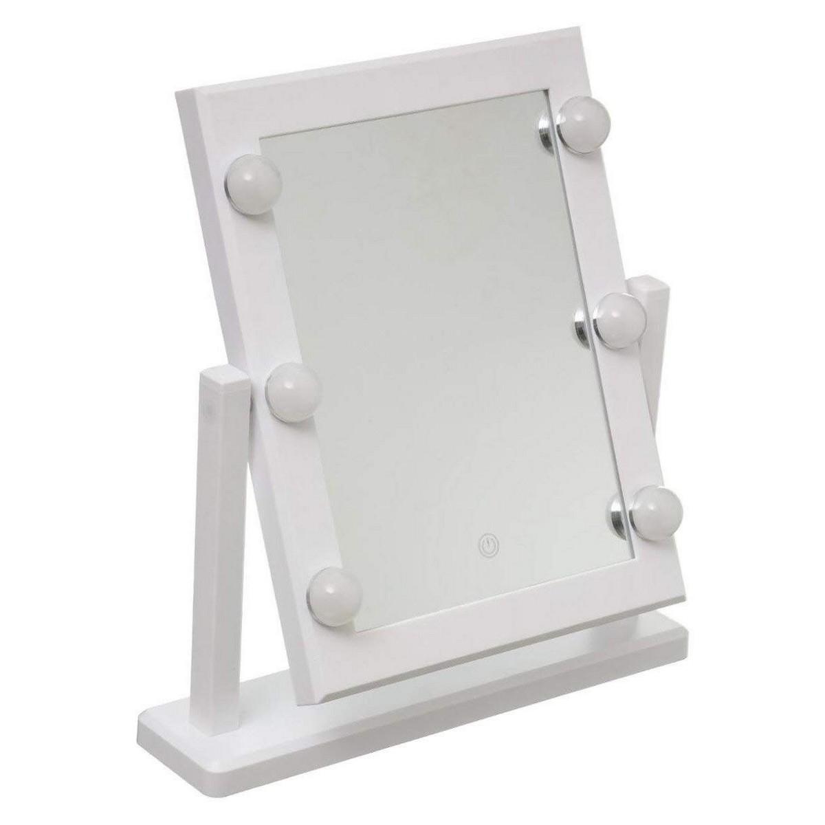 5five Hollywood Touch Настольное зеркало со светодиодной подсветкой, белое, 37 x 9 x 40,5 см
5five Hollywood Touch Настольное зеркало со светодиодной подсветкой, белое, 37 x 9 x 40,5 см