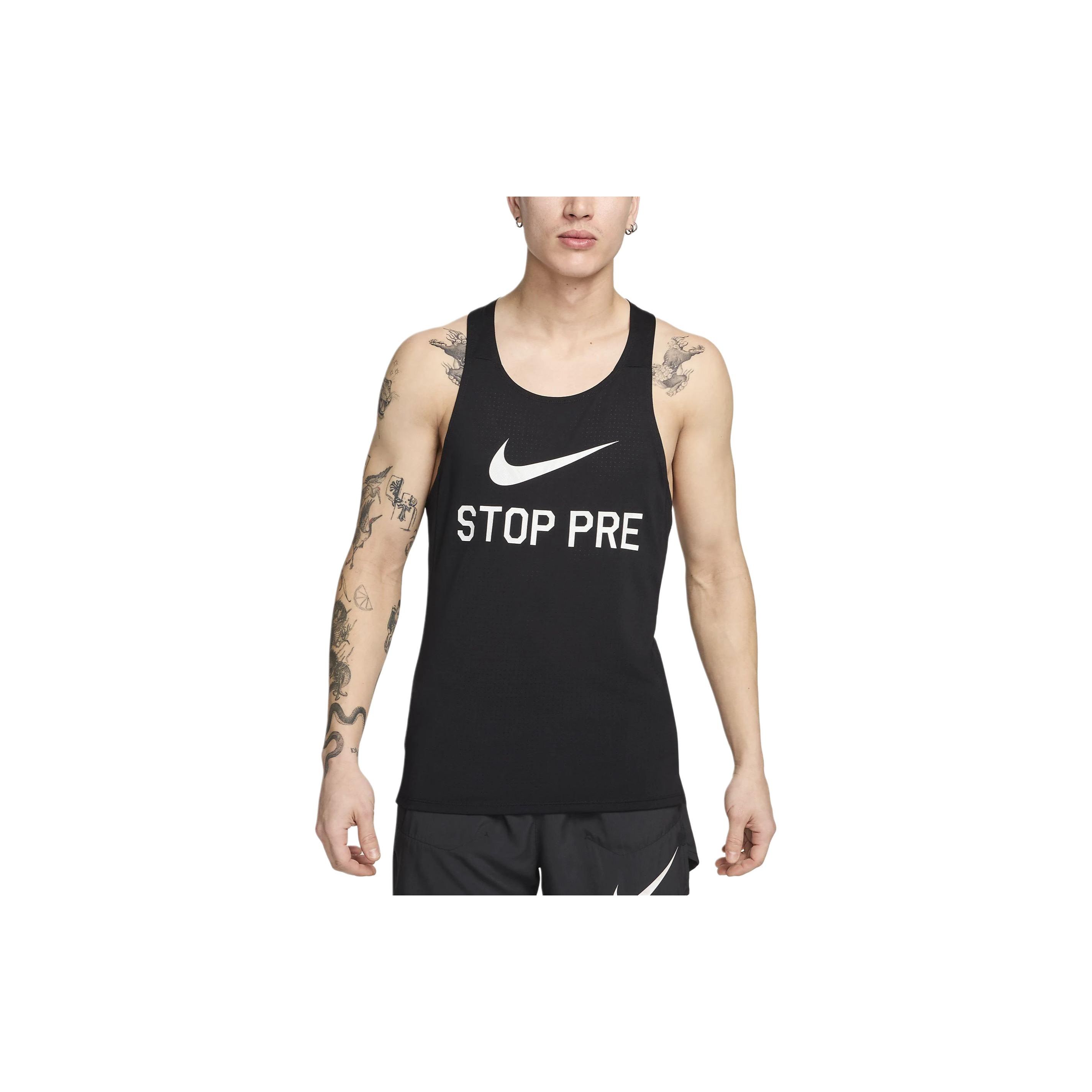 Nike Letter Logo Round Neck Breathable Quick-Dry Sleeveless Vest Men Tops Black FN3999-010 XL
Nike Letter Logo Round Neck Breathable Quick-Dry Sleeveless Vest Men Tops Black FN3999-010 XL