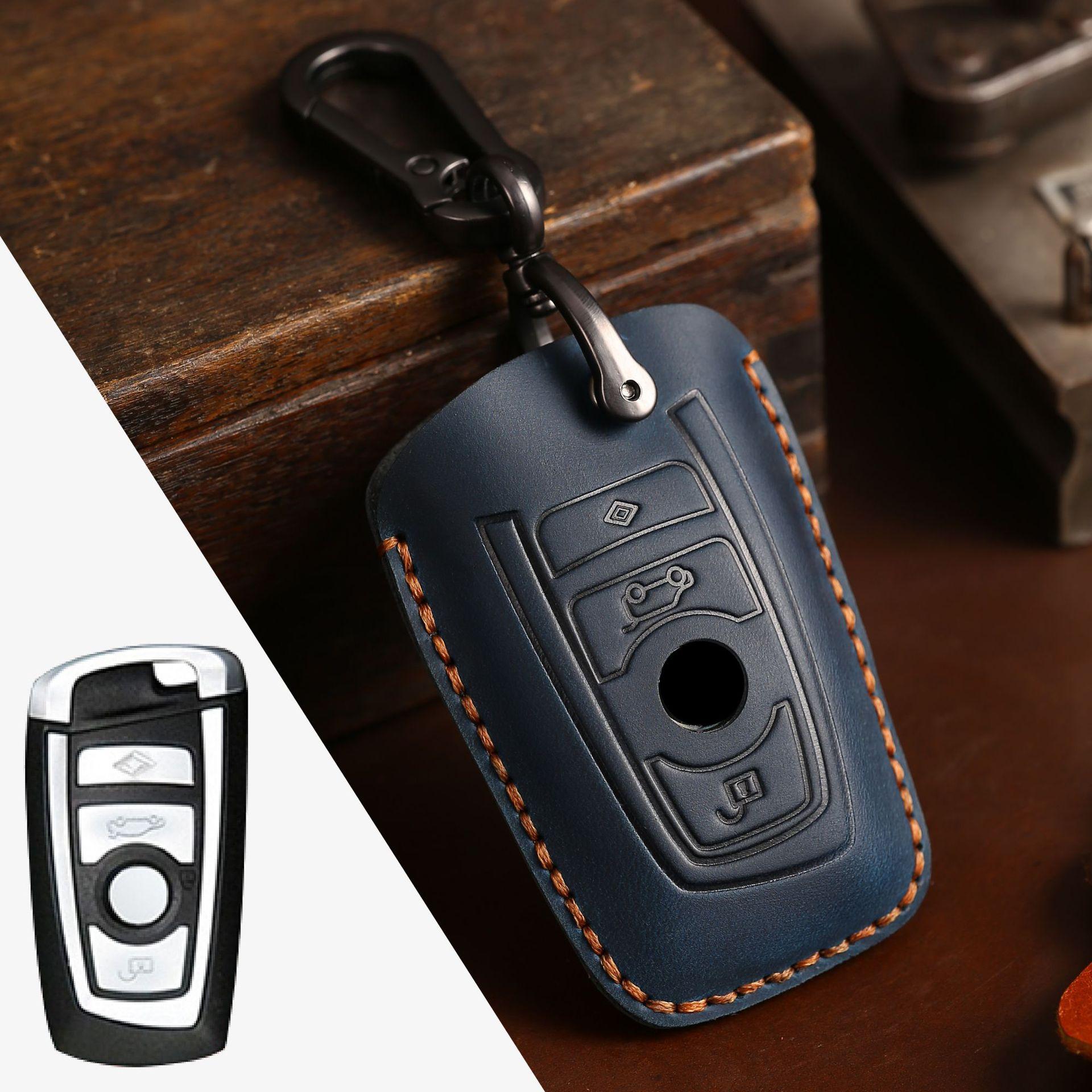 Розкішний шкіряний чохол для автомобільних ключів HALLMO ручної роботи для BMW RED 3 Buttons A Style синій
Розкішний шкіряний чохол для автомобільних ключів HALLMO ручної роботи для BMW RED 3 Buttons A Style синій