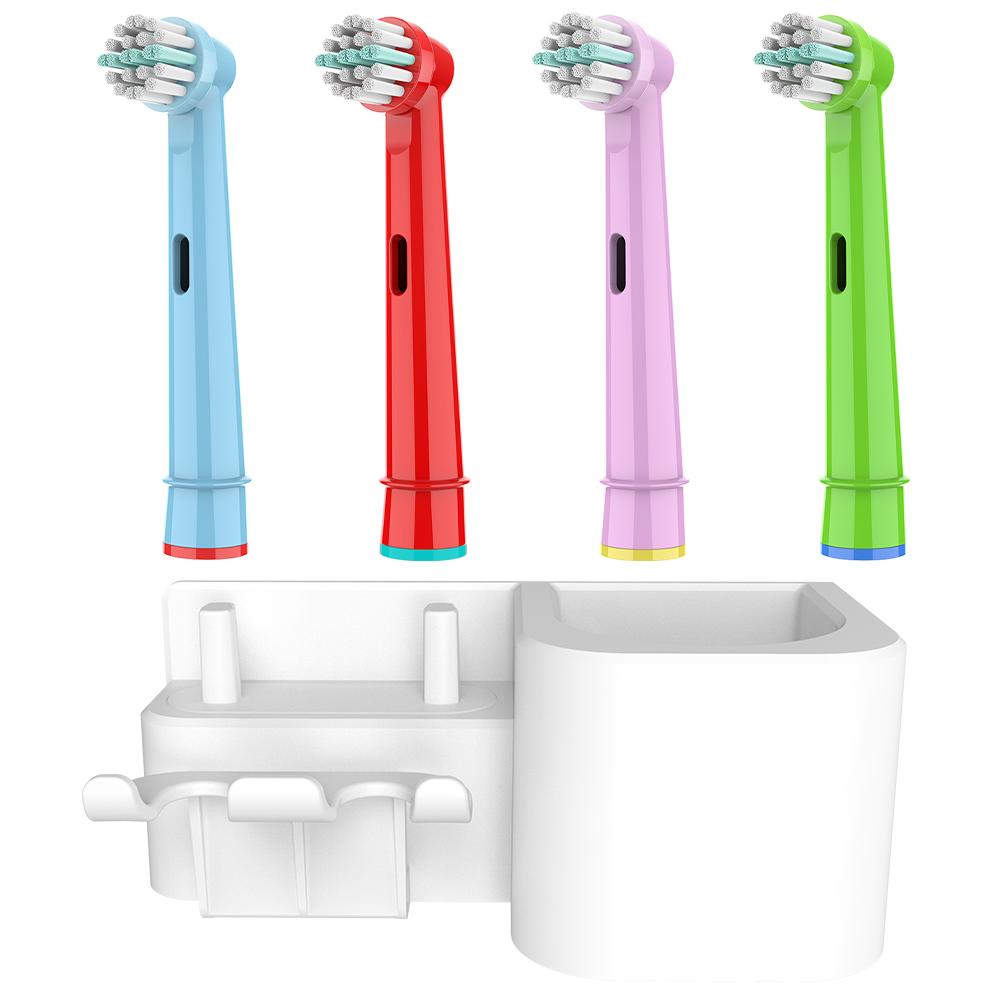 4 Replacement Brush Heads and Wall Mounted Toothbrush Holder Stand Compatible with Oral B Electric Toothbrush, for Pro 1000 1500
4 Replacement Brush Heads and Wall Mounted Toothbrush Holder Stand Compatible with Oral B Electric Toothbrush, for Pro 1000 1500