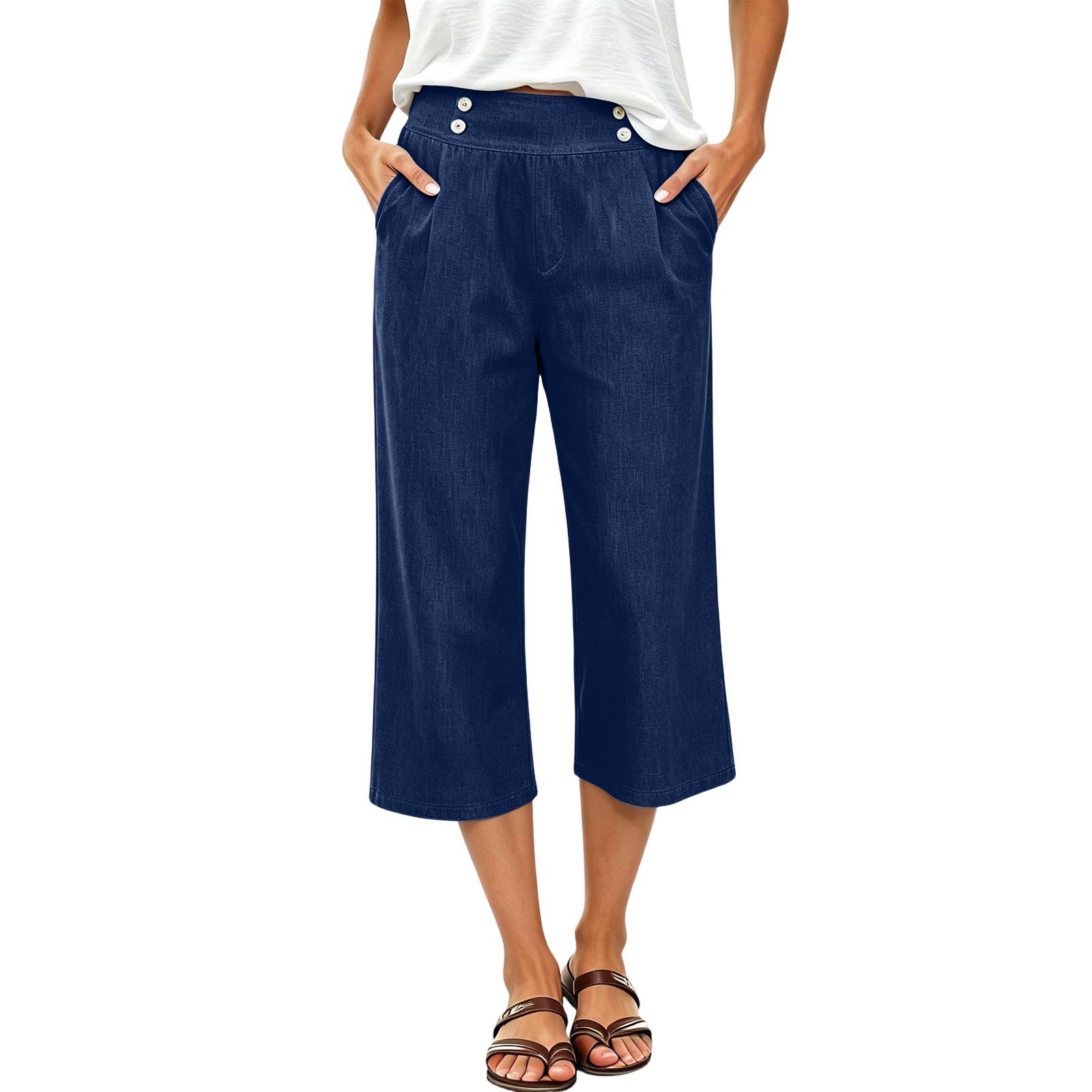Women s Loose-Fit -Color Straight-Leg Elastic-Waist 7/8-Length Beach Shorts S Темно-синій
Women s Loose-Fit -Color Straight-Leg Elastic-Waist 7/8-Length Beach Shorts S Темно-синій