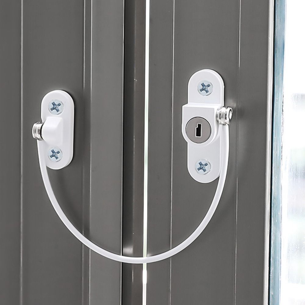 2 Pcs/Set Windproof Window Sliding Door Locks Child Safety Protection black-thickened
2 Pcs/Set Windproof Window Sliding Door Locks Child Safety Protection black-thickened