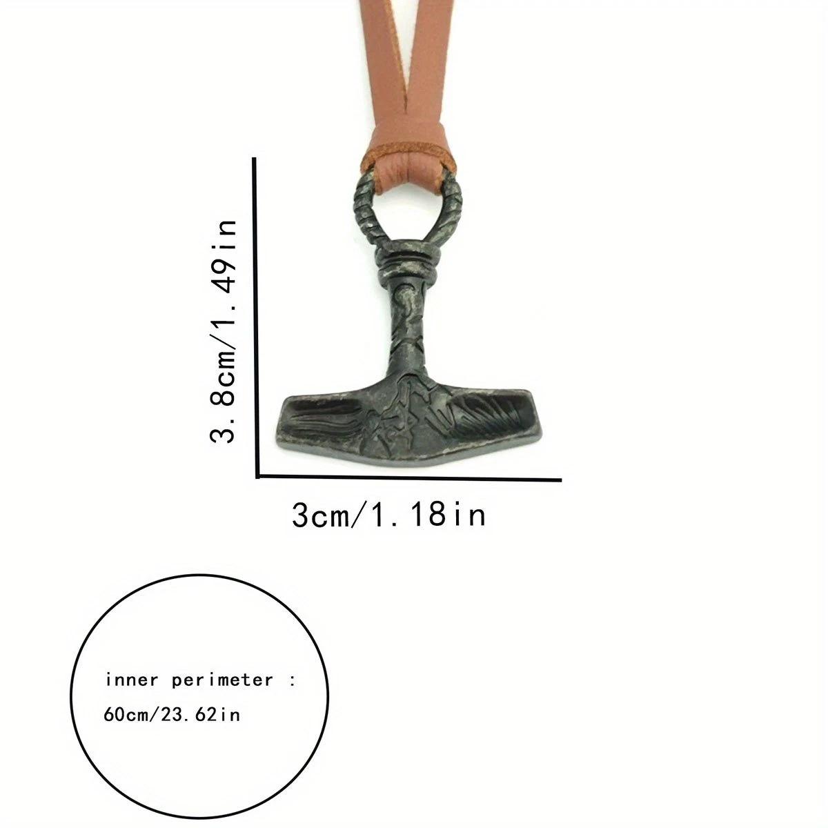 Vintage Odin Rune Pendant Norse Leather Necklace Adjustable Viking Amulet Jewelry For Men
Vintage Odin Rune Pendant Norse Leather Necklace Adjustable Viking Amulet Jewelry For Men