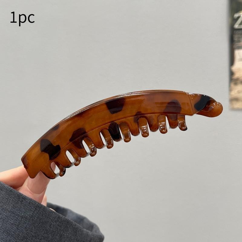 Fashion Leopard Print Banana Hair Clips Simple Non-Slip Frosted Hair Claws For Women Girls Bath Ponytail Hairpins Barrettes B3
Fashion Leopard Print Banana Hair Clips Simple Non-Slip Frosted Hair Claws For Women Girls Bath Ponytail Hairpins Barrettes B3