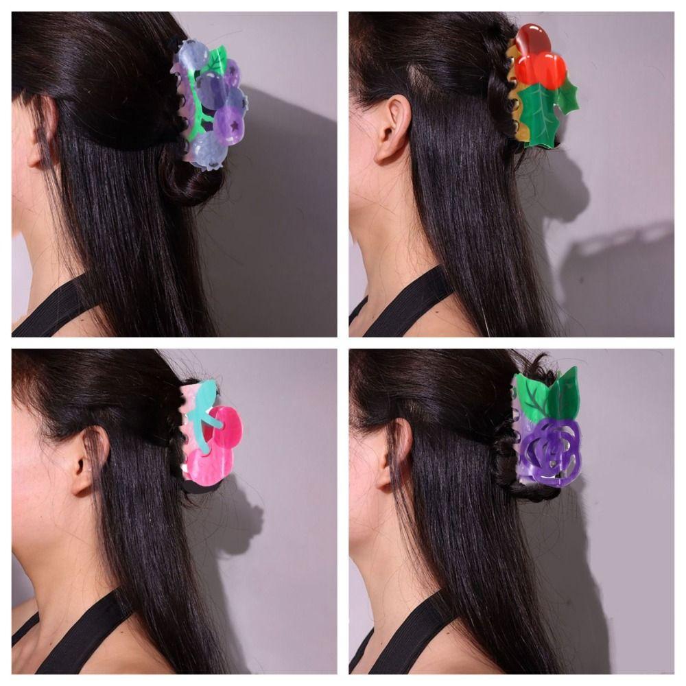 Acrylic Christmas Hair Clip Flower Fruit Shark Clip Personalized Angel Hair Claw Streetwear H
Acrylic Christmas Hair Clip Flower Fruit Shark Clip Personalized Angel Hair Claw Streetwear H
