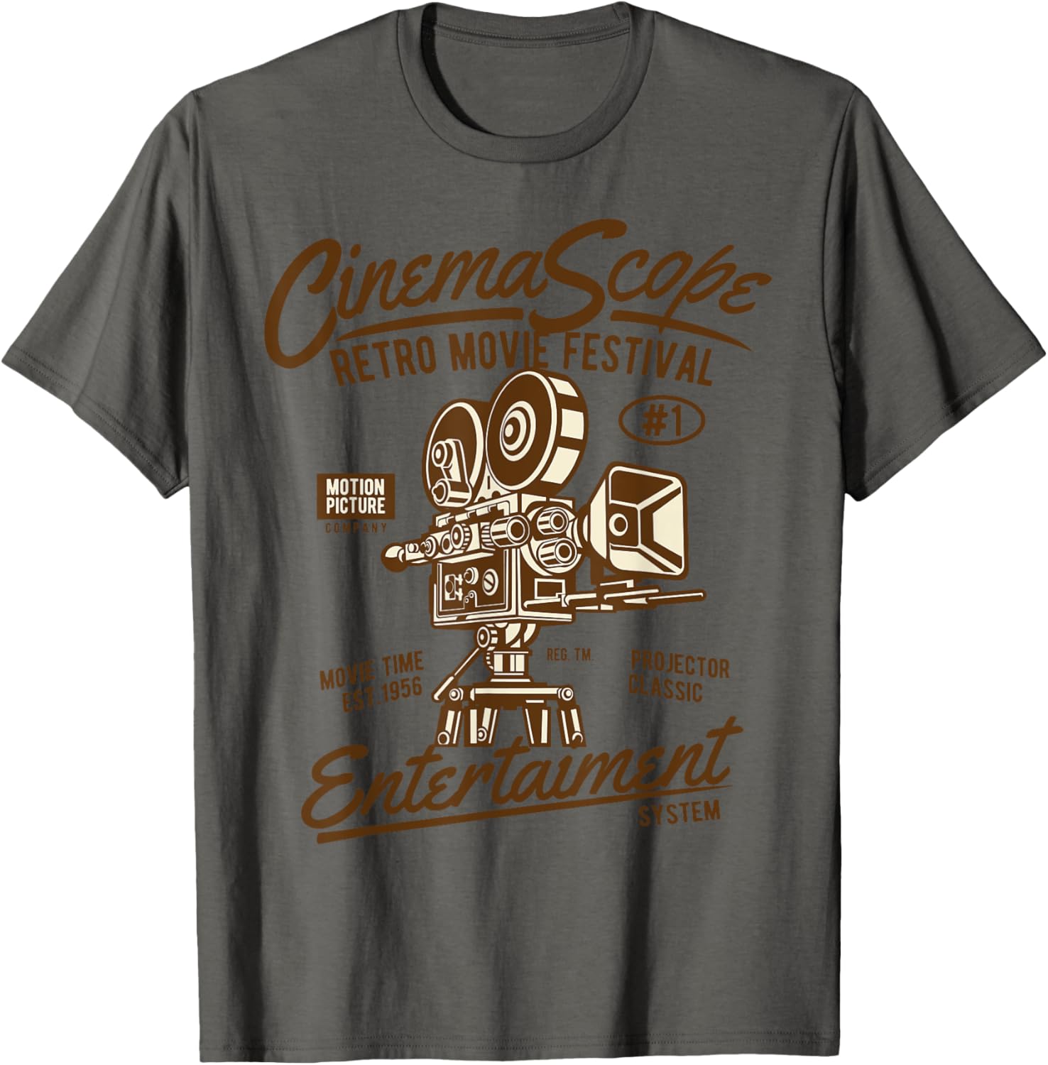 Vintage Cinema T-Shirt 50s Retro Movie Projector Film Lovers T-Shirt 5XL різнокольоровий
Vintage Cinema T-Shirt 50s Retro Movie Projector Film Lovers T-Shirt 5XL різнокольоровий