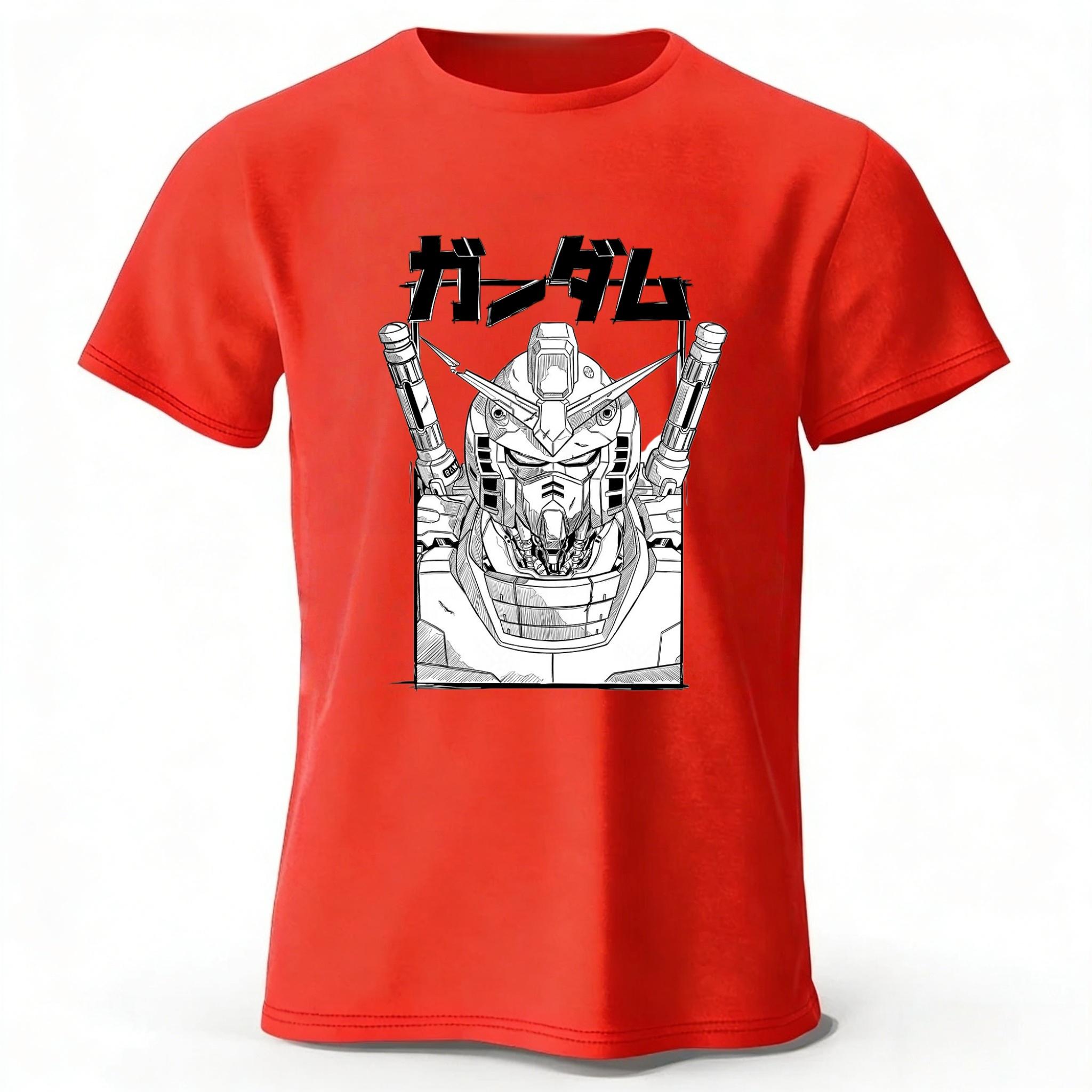 Retro Mobile Suit Gundam Cotton T-shirt Unisex Daily Casual Versatile Comfortable Plus Size Short Sleeves Tops S червоний
Retro Mobile Suit Gundam Cotton T-shirt Unisex Daily Casual Versatile Comfortable Plus Size Short Sleeves Tops S червоний