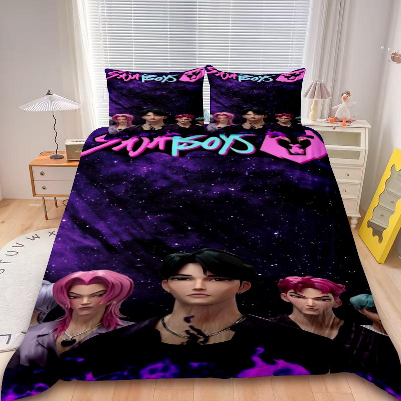 D-Demon H-Hunters Saja Хлопці 3 шт. Комплект постільної білизни з підковдрою K-pop Комплект постільної білизни Покривало на ковдру Твін Кінг з 2 наволочками Подарунки Декор US Queen228x228cm
D-Demon H-Hunters Saja Хлопці 3 шт. Комплект постільної білизни з підковдрою K-pop Комплект постільної білизни Покривало на ковдру Твін Кінг з 2 наволочками Подарунки Декор US Queen228x228cm