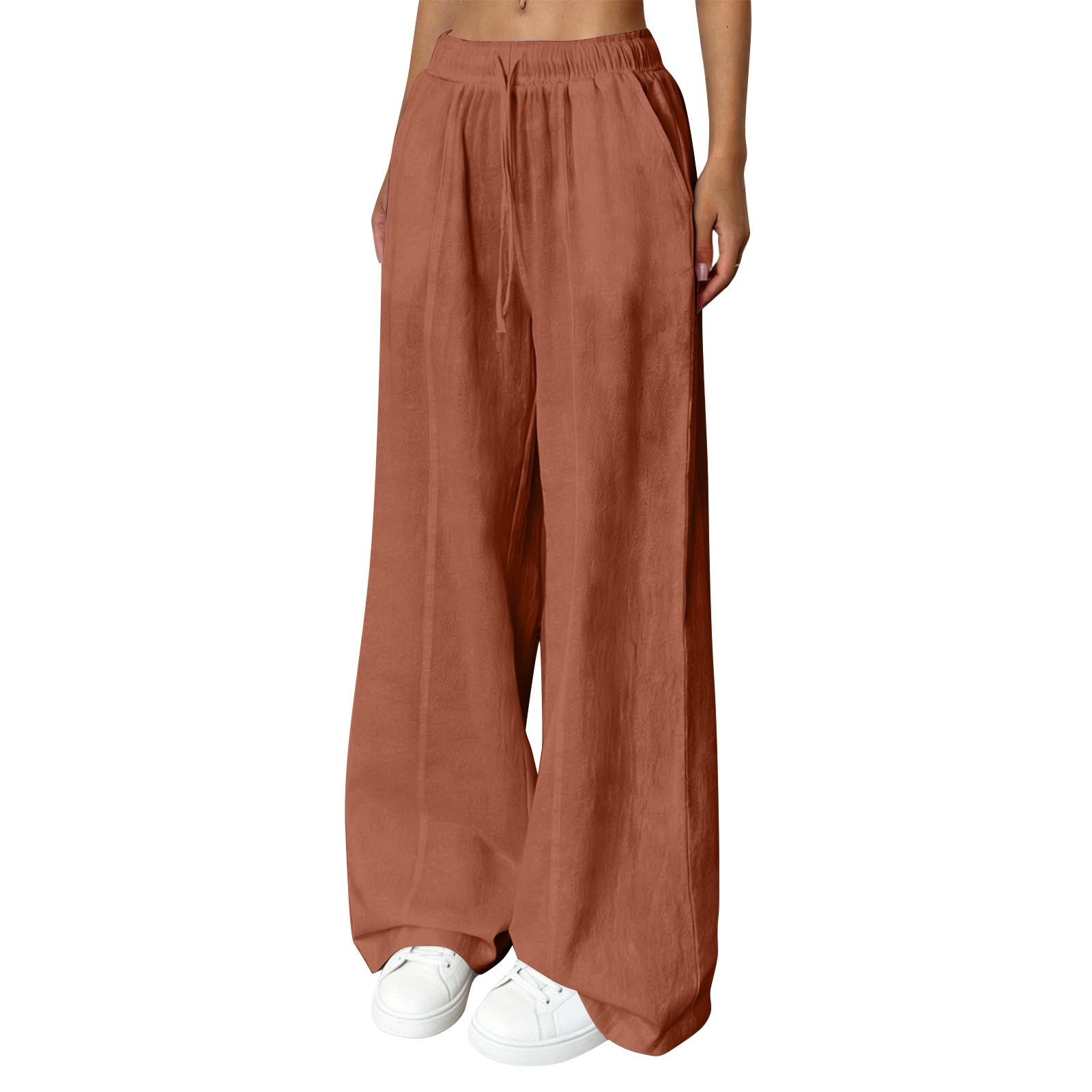 Women s Loose-fitting Wide-leg Pants, Casual Loose-fitting Pants, High-elastic Waistband, Long Pants With Pockets XL шафрановий
Women s Loose-fitting Wide-leg Pants, Casual Loose-fitting Pants, High-elastic Waistband, Long Pants With Pockets XL шафрановий