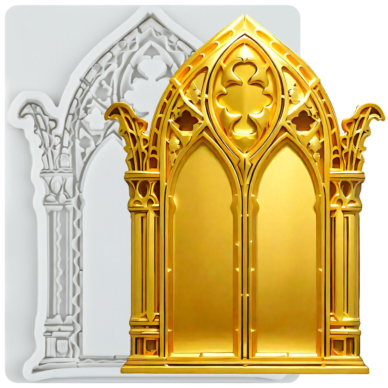 Силиконовая форма для готической двери, форма для мастики в виде двери замка, инструменты для украшения торта, тематический торт, десерт, украшенный шоколадом, форма для конфет серый
Силиконовая форма для готической двери, форма для мастики в виде двери замка, инструменты для украшения торта, тематический торт, десерт, украшенный шоколадом, форма для конфет серый