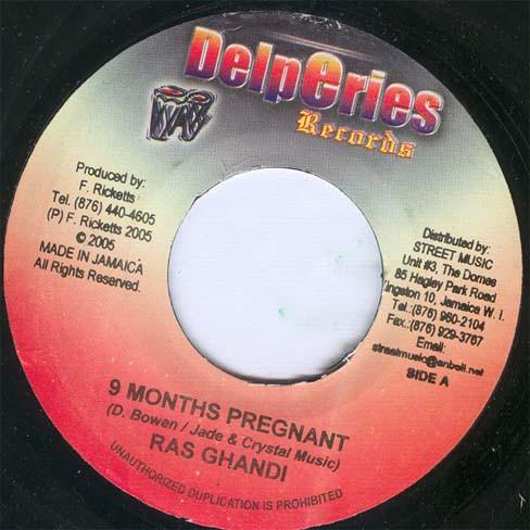 7inch Record GHANDI / PINCHERS - 9 Months Pregnant / Fire NONE Delperies Recor 2005 Jamaica Reggae, Ska & Dub Used
7inch Record GHANDI / PINCHERS - 9 Months Pregnant / Fire NONE Delperies Recor 2005 Jamaica Reggae, Ska & Dub Used