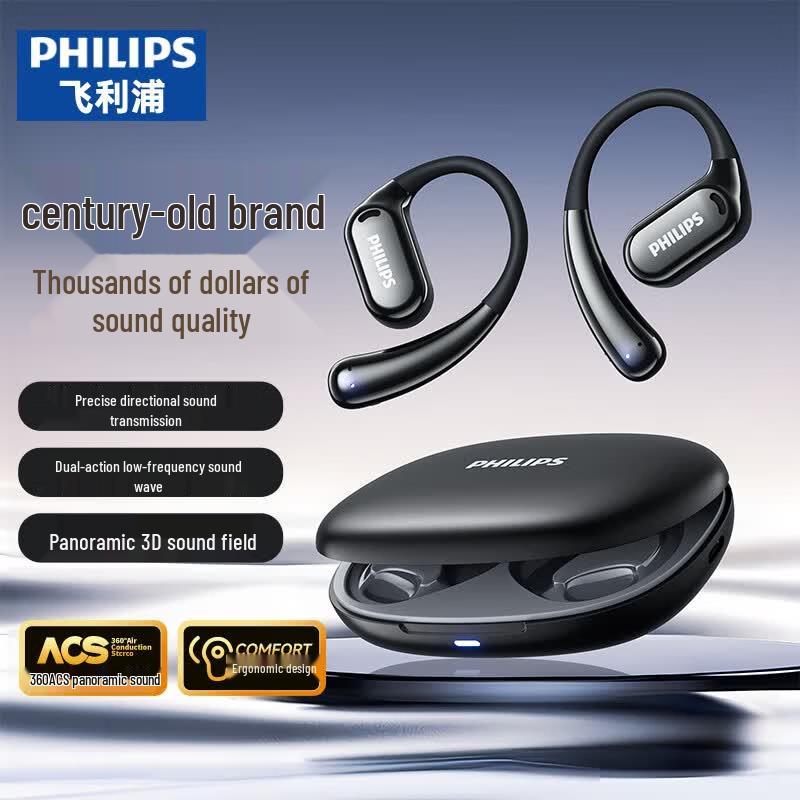 Philips TAT3739 Open-Ear Bluetooth Sports Headphones
Philips TAT3739 Open-Ear Bluetooth Sports Headphones