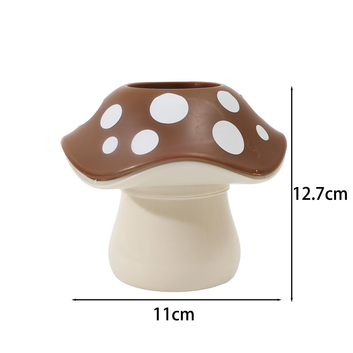 1/2pcs Creative Mushroom Shape Storage Box Cute Plastic Home Bathroom Makeup Brush Bottle Holder Office Desk Pen Organizer коричневий
1/2pcs Creative Mushroom Shape Storage Box Cute Plastic Home Bathroom Makeup Brush Bottle Holder Office Desk Pen Organizer коричневий
