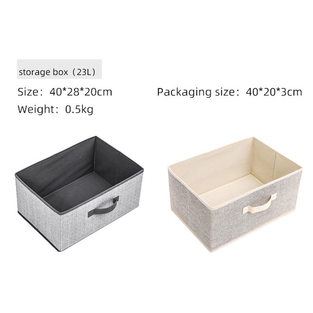 MOHO&HOME MDJ-612123 23L Multi-purpose Non-Woven Fabric Storage Box Collapsible Clothes Socks Organizer Grey
MOHO&HOME MDJ-612123 23L Multi-purpose Non-Woven Fabric Storage Box Collapsible Clothes Socks Organizer Grey