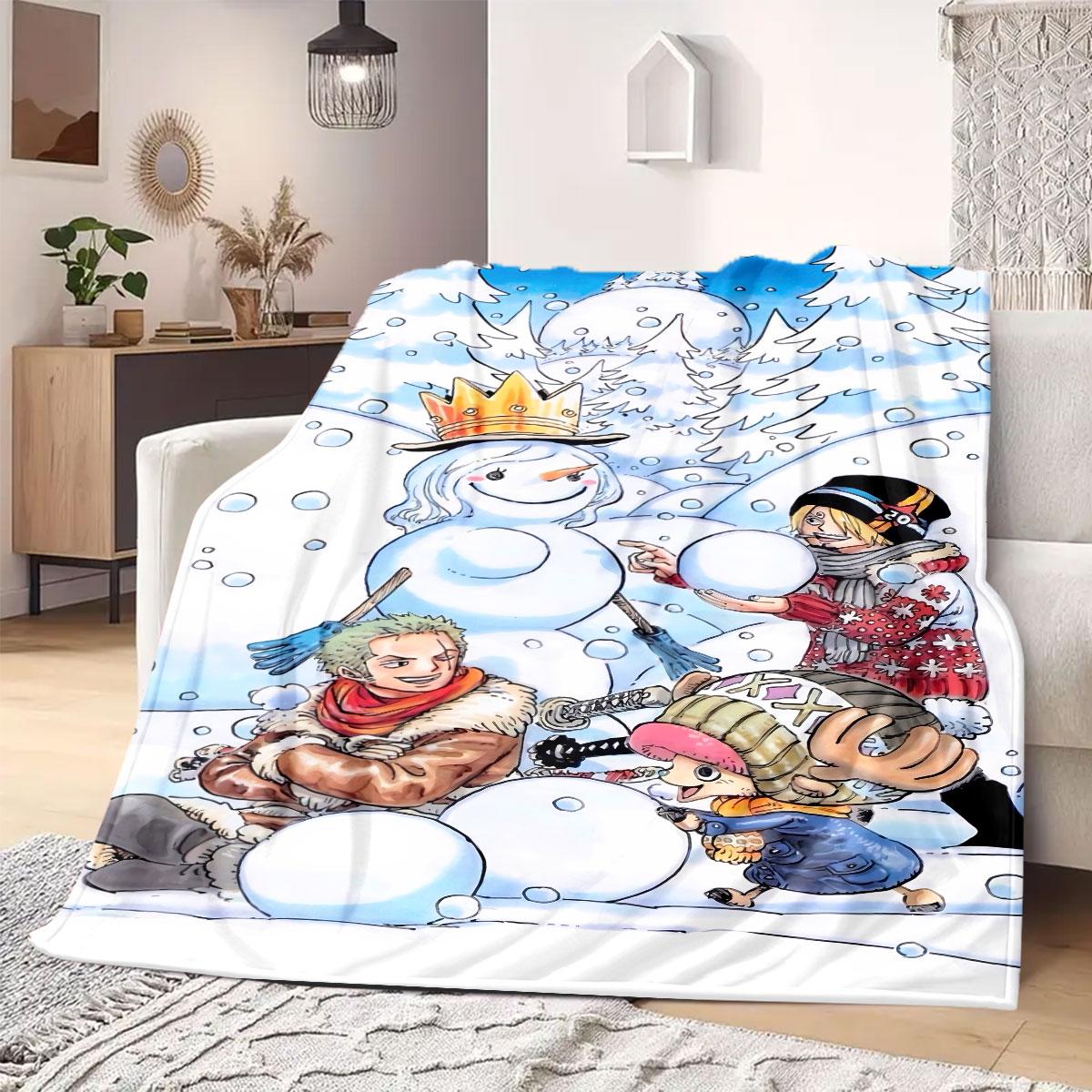OnePiece Cartoon Print Flannel Blanket for Bedrooms Chairs Picnics Travel Sofas Beds Home Decor Gift 75x90cm
OnePiece Cartoon Print Flannel Blanket for Bedrooms Chairs Picnics Travel Sofas Beds Home Decor Gift 75x90cm