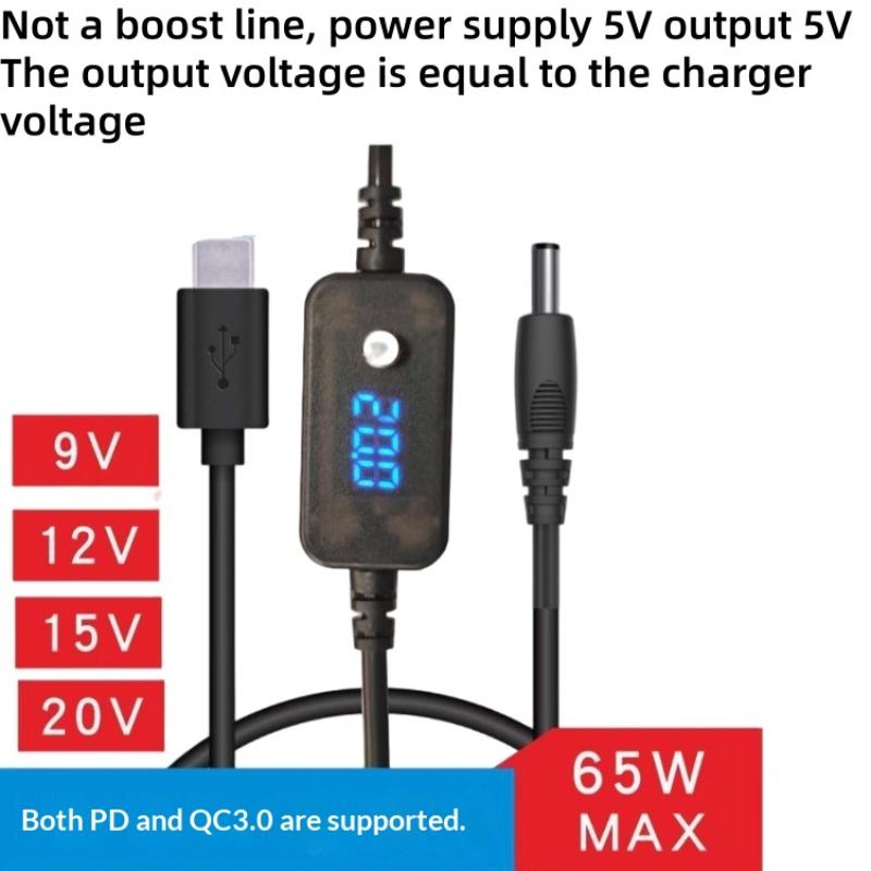 1 Set Type C Power Boost Cable For Wifi Router Mini Fan Dc 5-20V 65W Boost Converter With 8/10 Adapters Type C To Dc Boost Cable A
1 Set Type C Power Boost Cable For Wifi Router Mini Fan Dc 5-20V 65W Boost Converter With 8/10 Adapters Type C To Dc Boost Cable A