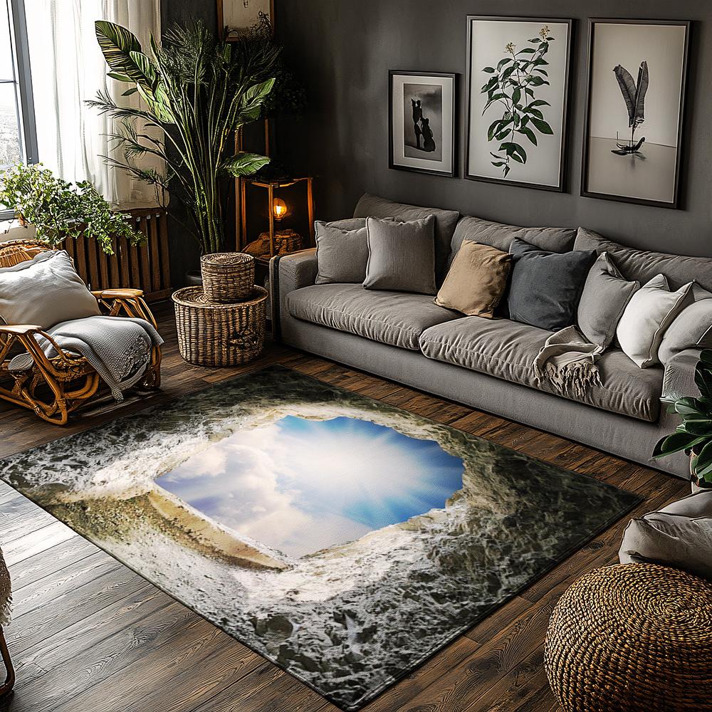 Tuniu Ocean Wave Rug Bathroom Living Room Floor Carpet Mat Non-Slip Home Decor 50x80cm
Tuniu Ocean Wave Rug Bathroom Living Room Floor Carpet Mat Non-Slip Home Decor 50x80cm