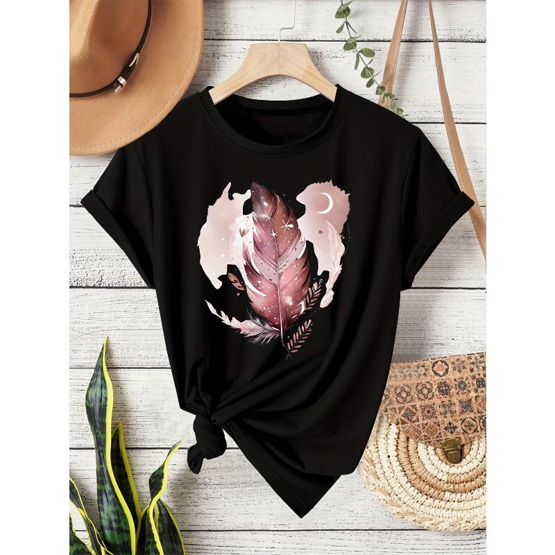 European Size Women S Vintage-Inspired Mexican Print T-Shirt - Casual Round Neck Short Sleeve Tee with Vibrant Pink & White Design 4XL чорний
European Size Women S Vintage-Inspired Mexican Print T-Shirt - Casual Round Neck Short Sleeve Tee with Vibrant Pink & White Design 4XL чорний