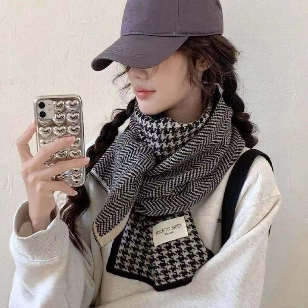 Patchwork Long Warm Lattice Shawl Soft Winter Neck Scarf Elegant Plaid Knitted Scarf Outdoor бежевий
Patchwork Long Warm Lattice Shawl Soft Winter Neck Scarf Elegant Plaid Knitted Scarf Outdoor бежевий