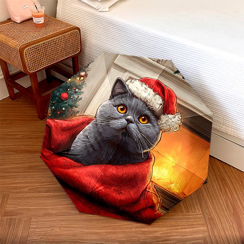 1 PC Automatic Folding Umbrella - Cat Santa Hat Pattern, Portable & Foldable Design with 8 Ribs, Christmas Birthday Gifts
1 PC Automatic Folding Umbrella - Cat Santa Hat Pattern, Portable & Foldable Design with 8 Ribs, Christmas Birthday Gifts