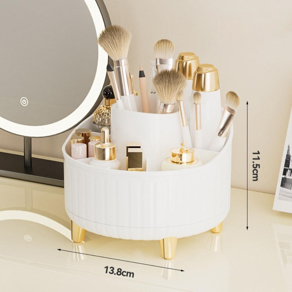 PP Makeup Brushes Storage Box 7 Slot 360° Rotating Cosmetic Brush Holder Multi-Functional Dustproof Desktop Storage Rack білий
PP Makeup Brushes Storage Box 7 Slot 360° Rotating Cosmetic Brush Holder Multi-Functional Dustproof Desktop Storage Rack білий