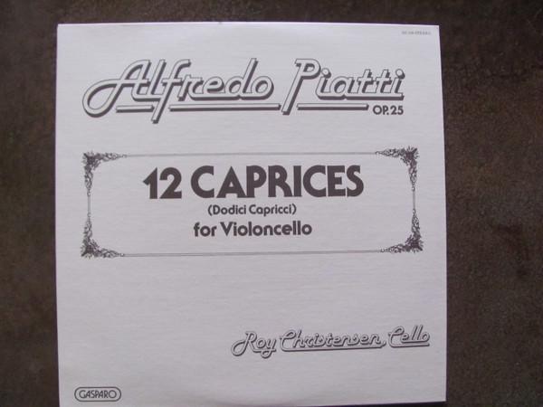 LP Record CARLO ALFREDO PIATTI ROY CHRISTENS 12 Caprices Op.25 GS105 GASPARO 1978 US Classical Used
LP Record CARLO ALFREDO PIATTI ROY CHRISTENS 12 Caprices Op.25 GS105 GASPARO 1978 US Classical Used