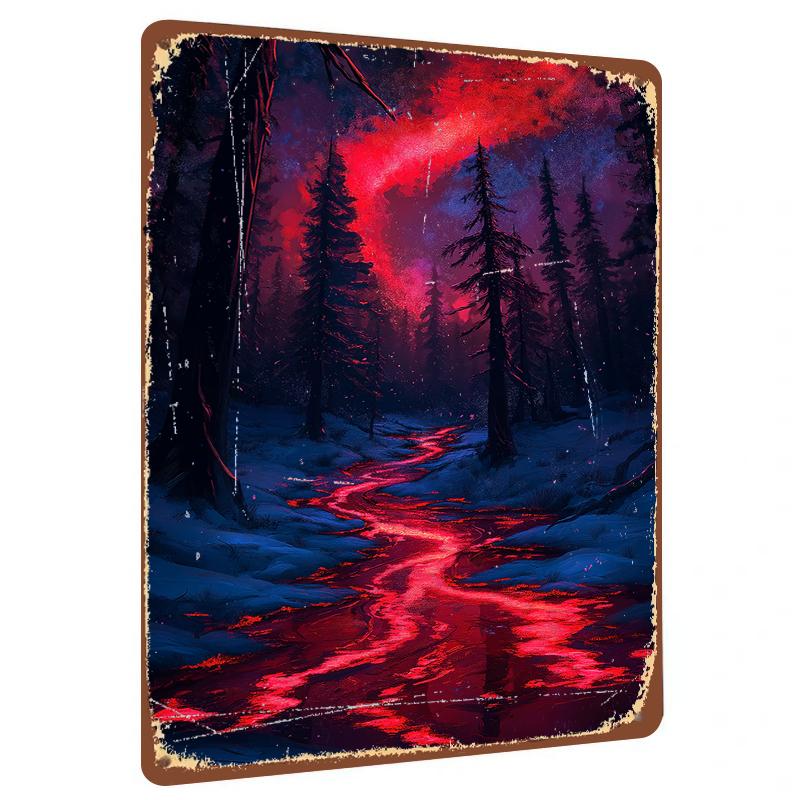 Custom Fantasy Forest Glowing River Metal Iron Painting Home Wall Decor Art Hanging 20x30cm(7.8x11.8inch)
Custom Fantasy Forest Glowing River Metal Iron Painting Home Wall Decor Art Hanging 20x30cm(7.8x11.8inch)