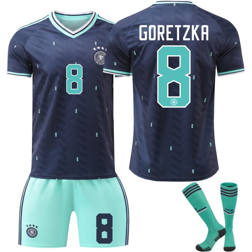 2026 FIFA World Cup Germany Away #8 GORETZKA Sport Training Jersey Set with Socks Teens Kids Adults Custome Name Football Kits M
2026 FIFA World Cup Germany Away #8 GORETZKA Sport Training Jersey Set with Socks Teens Kids Adults Custome Name Football Kits M