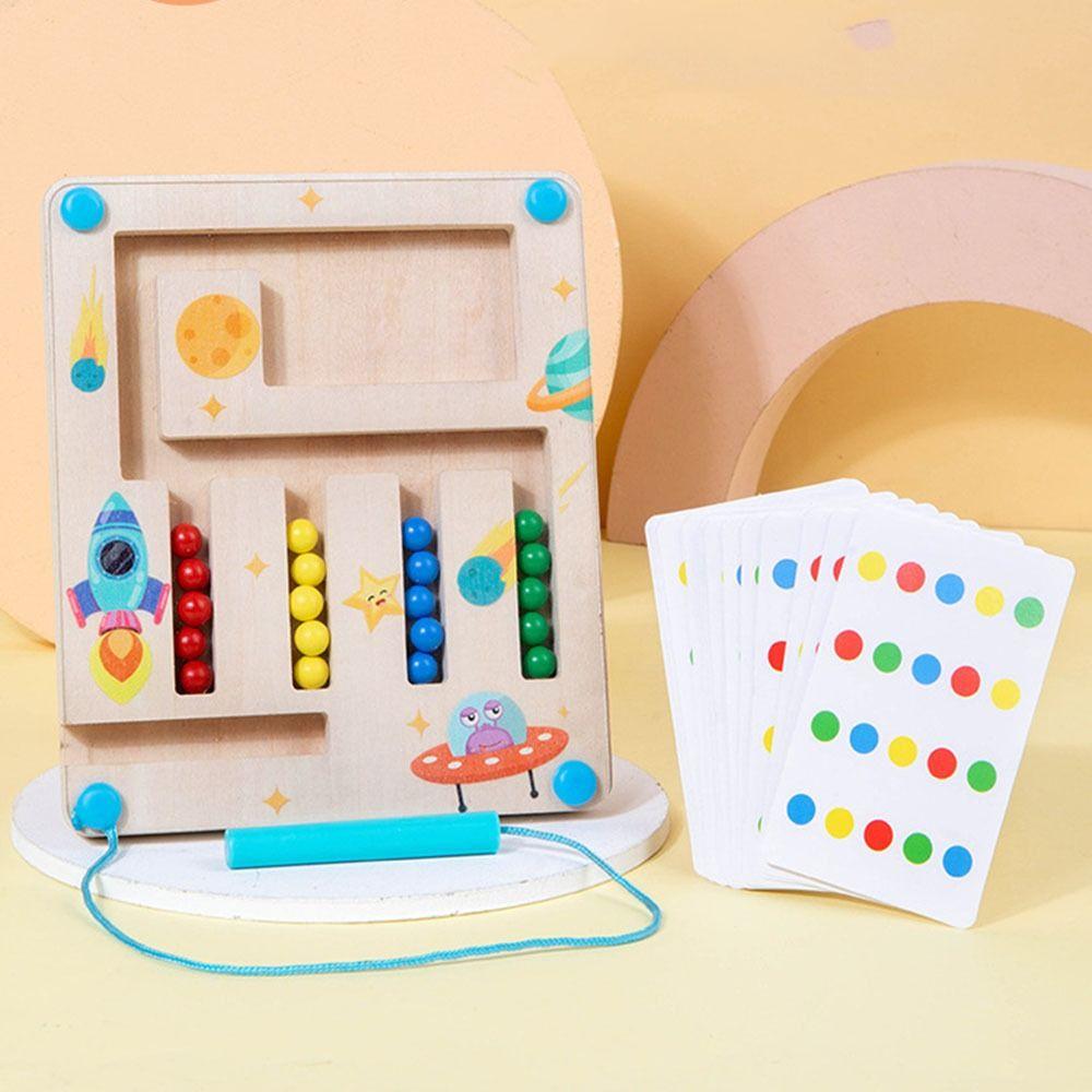Interactive Four Color Maze Puzzle Early Education Concentration Bingo Game Family Party Single person
Interactive Four Color Maze Puzzle Early Education Concentration Bingo Game Family Party Single person