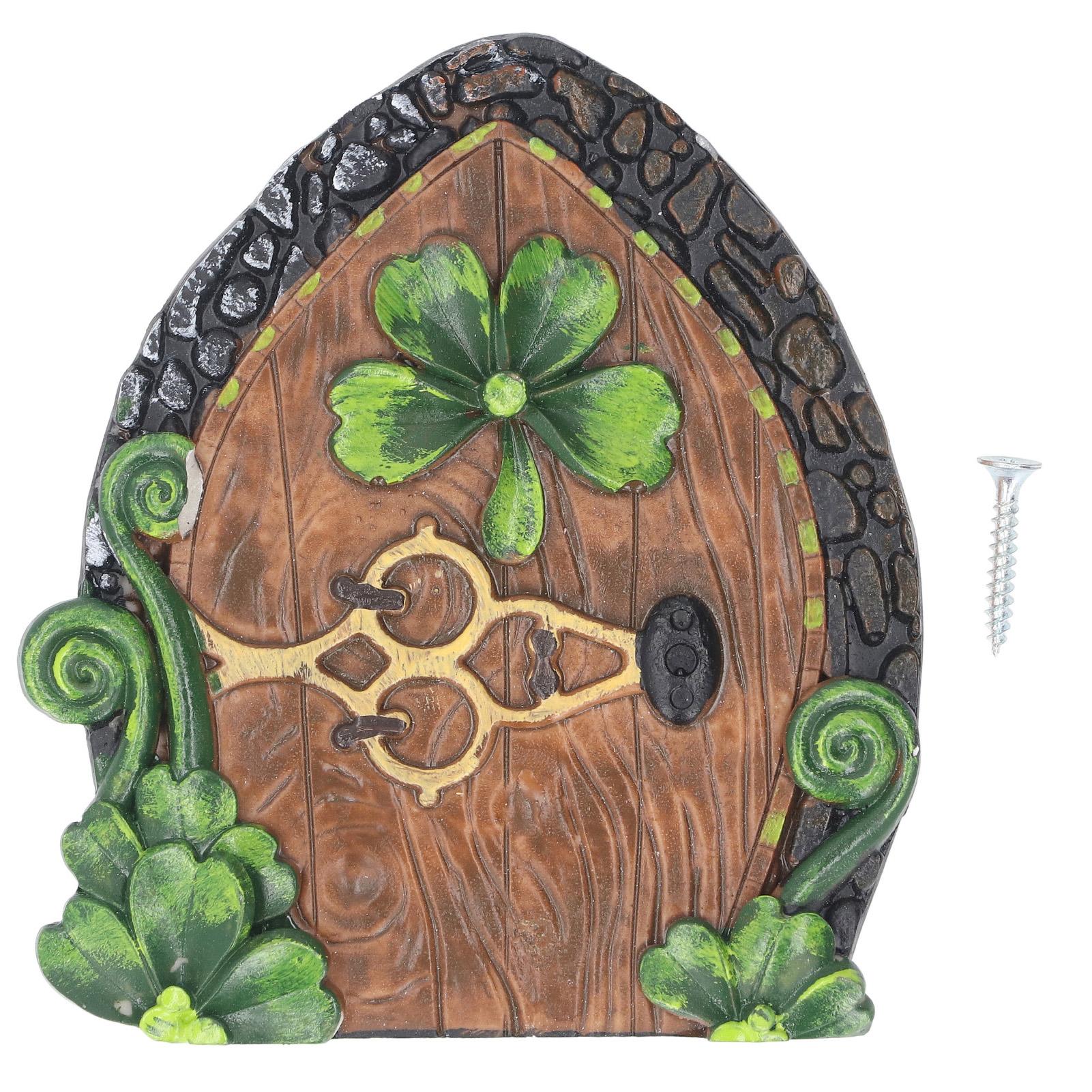Fairy Door Miniature Resin Eco Friendly Paint with Screw Fairy House Door for Outdoor Garden Tree
Fairy Door Miniature Resin Eco Friendly Paint with Screw Fairy House Door for Outdoor Garden Tree