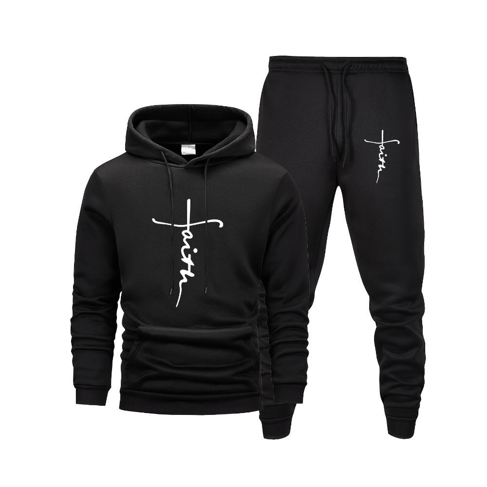 Faith Print Men s Casual Hooded Long Sleeved Sweatshirt and Jogging Suit Set, Suitable for Casual Wear Enthusiasts Unique Print XL
Faith Print Men s Casual Hooded Long Sleeved Sweatshirt and Jogging Suit Set, Suitable for Casual Wear Enthusiasts Unique Print XL