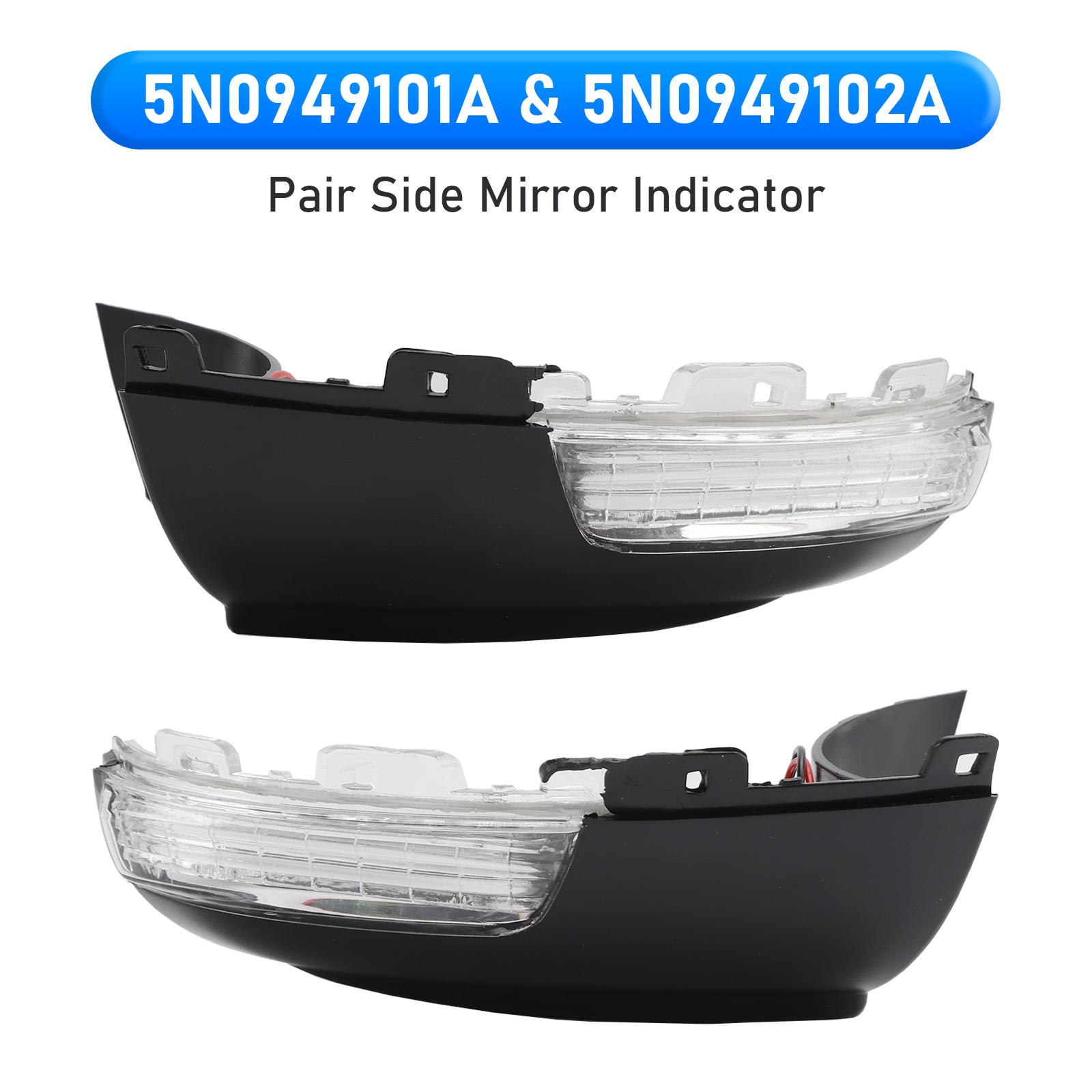 Pair Side Mirror Indicator for VW Tiguan 5N Sharan 7N Alhambra
Pair Side Mirror Indicator for VW Tiguan 5N Sharan 7N Alhambra