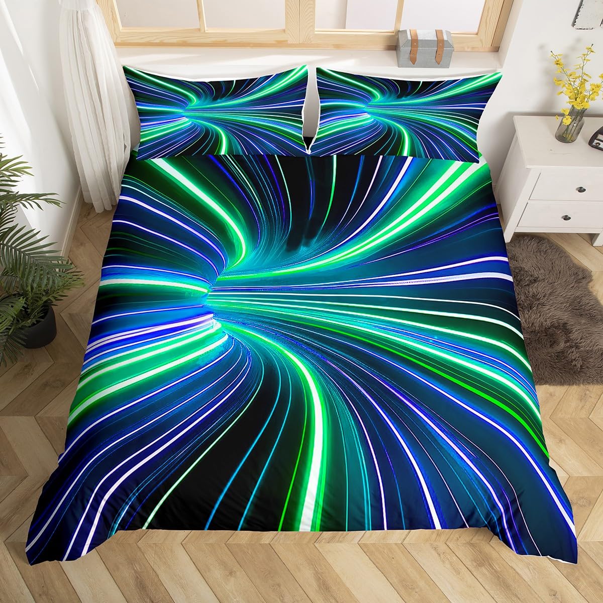 Geometric Soft Duvet Cover Psychedelic Patern Beding Set Abstract Art Warm Comforter Cover Twin For Young Boys Young Girls Children Kids Ten Decor 100*200cm Single
Geometric Soft Duvet Cover Psychedelic Patern Beding Set Abstract Art Warm Comforter Cover Twin For Young Boys Young Girls Children Kids Ten Decor 100*200cm Single