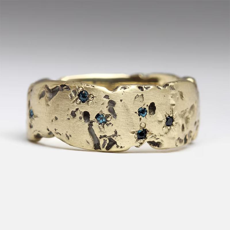 Huitan Irregular Design Gold Color Women Rings with Blue Cubic Zirconia Vintage Female Daily Wear Rings Hip Hop Style Zircon 6
Huitan Irregular Design Gold Color Women Rings with Blue Cubic Zirconia Vintage Female Daily Wear Rings Hip Hop Style Zircon 6