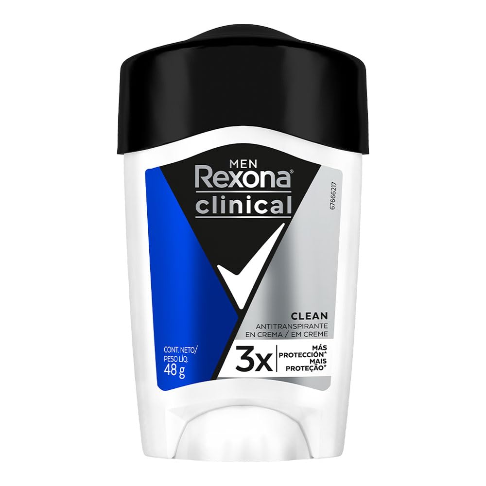 Rexona Men Clinical Clean Rexona Clinical Clean Deodorant 48g Antiperspirant Direct Application Cream Type for Men Men s
Rexona Men Clinical Clean Rexona Clinical Clean Deodorant 48g Antiperspirant Direct Application Cream Type for Men Men s