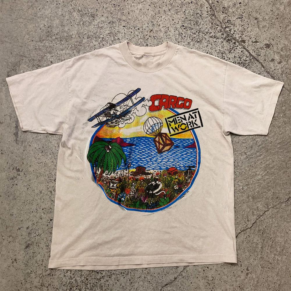 Men at Work Band Cargo Short Sleeve T Shirt Full Size S-5XL Unisex T-Shirt XXXXL
Men at Work Band Cargo Short Sleeve T Shirt Full Size S-5XL Unisex T-Shirt XXXXL