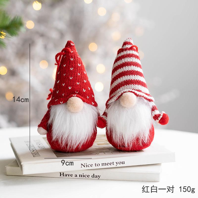 Red Hat Rudolf Christmas Decorations Festival Faceless Doll Standing Dwarf Santa Claus Doll Set Atmosphere Decoration Supplies
Red Hat Rudolf Christmas Decorations Festival Faceless Doll Standing Dwarf Santa Claus Doll Set Atmosphere Decoration Supplies