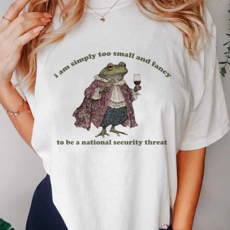 New Womens Fun Printed Frog Pattern Casual Summer Street Fashion Style White Round Neck 90s Cartoon Clothing Printed TShirt S
New Womens Fun Printed Frog Pattern Casual Summer Street Fashion Style White Round Neck 90s Cartoon Clothing Printed TShirt S