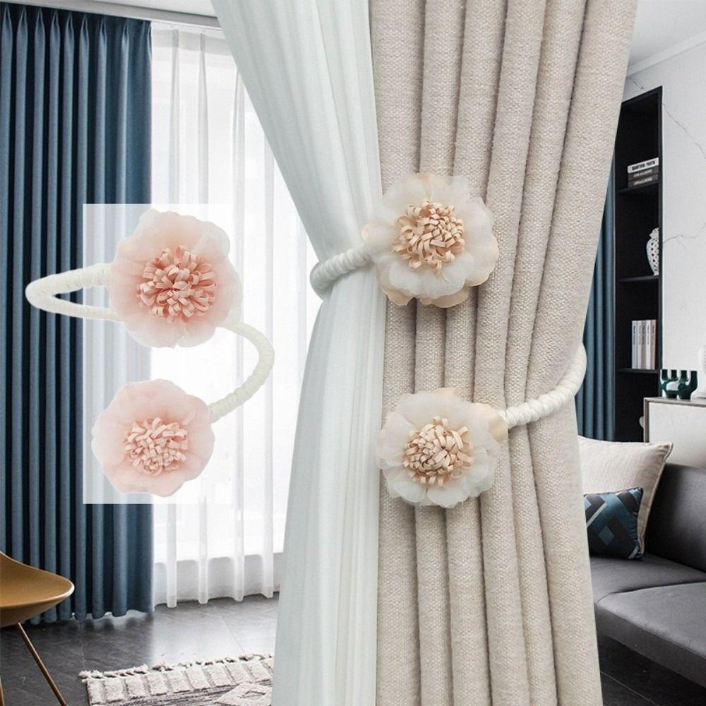 2pcs No Punch Twist Curtain Ties 3D Flower Curtain Tieback Unique Curtain Fixer Clips Home бежевий
2pcs No Punch Twist Curtain Ties 3D Flower Curtain Tieback Unique Curtain Fixer Clips Home бежевий