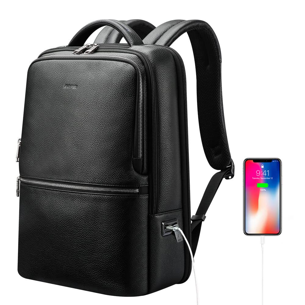 BOPAI Мужской рюкзак из натуральной кожи с двумя USB-портами для зарядки, водонепроницаемый деловой рюкзак, стильный дизайн, несколько карманов для мелочей, большой
BOPAI Мужской рюкзак из натуральной кожи с двумя USB-портами для зарядки, водонепроницаемый деловой рюкзак, стильный дизайн, несколько карманов для мелочей, большой