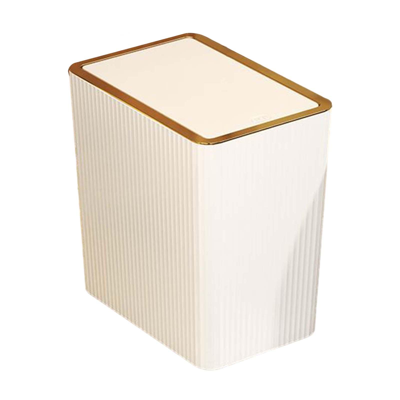 Kitchen Wastebasket with Press Type Lid Rubbish Container Slim Narrow Garbage Can for Sunroom Garage Study Living
Kitchen Wastebasket with Press Type Lid Rubbish Container Slim Narrow Garbage Can for Sunroom Garage Study Living