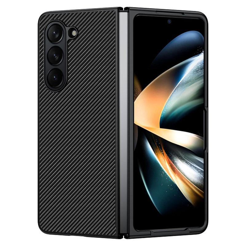 For Samsung Galaxy Z Fold5 5G Slim Fit PU Leather+PC Case Carbon Fiber Texture Phone Cover Splicing Blue
For Samsung Galaxy Z Fold5 5G Slim Fit PU Leather+PC Case Carbon Fiber Texture Phone Cover Splicing Blue