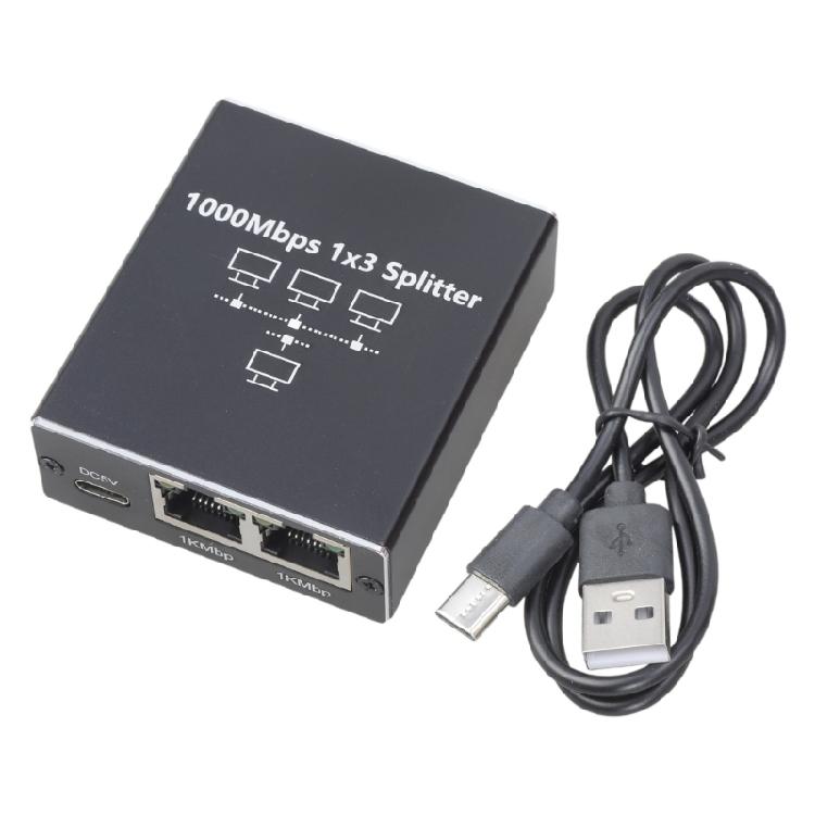 RJ45 Ethernet Splitter 1 to 2/1 to 3/1 to 4 High Speed 1000Mbps Transmission for Enhancing Home or Office Ethernet
RJ45 Ethernet Splitter 1 to 2/1 to 3/1 to 4 High Speed 1000Mbps Transmission for Enhancing Home or Office Ethernet